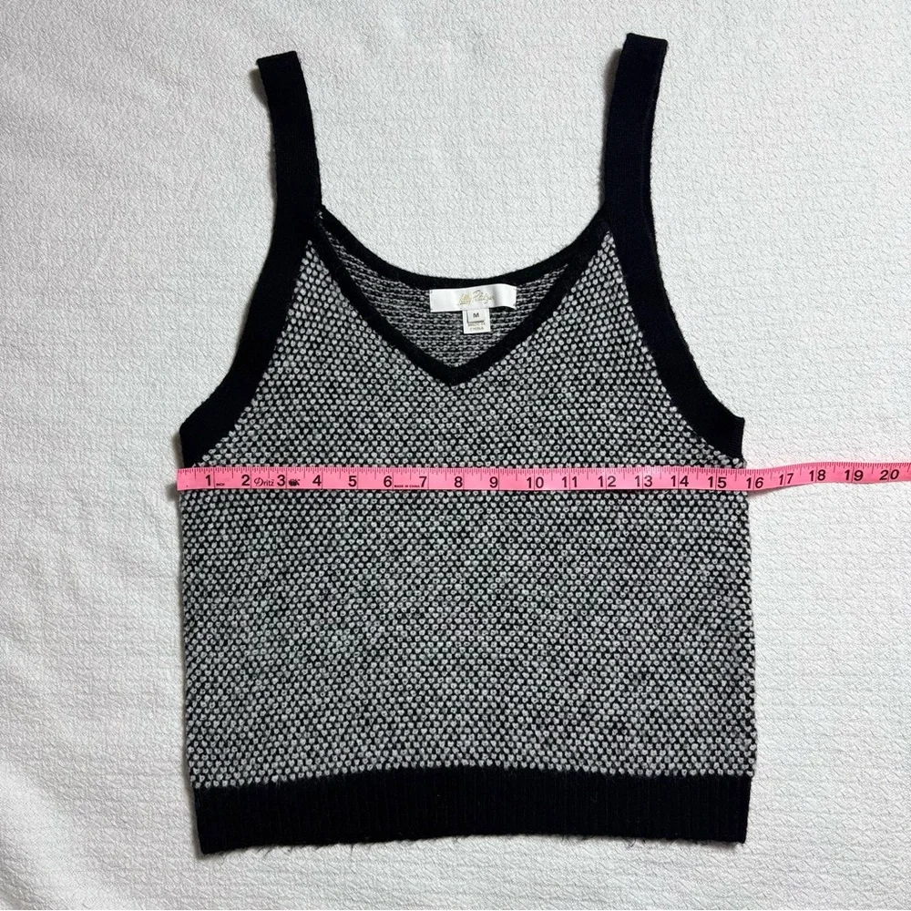 Lilly Pulitzer Cormac Sweater Set Black and White Cardigan Matching Tank Size M - Picture 12 of 12